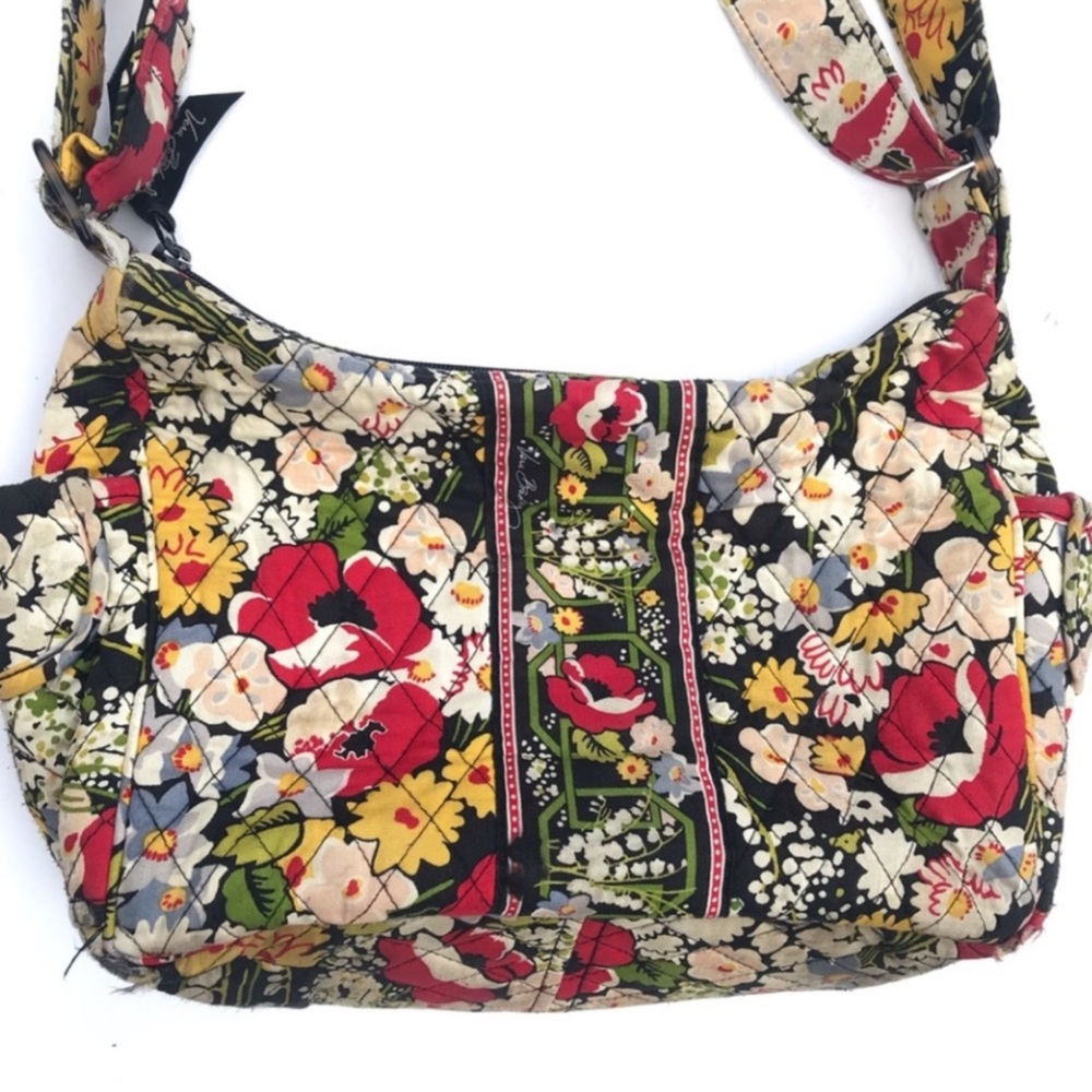 Vera Bradley botanical print handbag